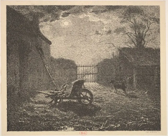 Framed Print : Moonlight. n. d. Creator: Unknown Framed Print : Moonlight. n. d. Creator: Unknown