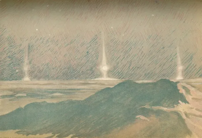 Framed Print : Moonlight Phenomena at the Beginning of the Polar Night, November 1893, (1897). Artist: Fridtjof Nansen Framed Print : Moonlight Phenomena at the Beginning of the Polar Night, November 1893, (1897). Artist: Fridtjof Nansen