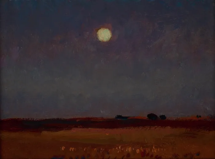 Framed Print : Moonlit Night, 1903. Creator: Jan Stanislawski Framed Print : Moonlit Night, 1903. Creator: Jan Stanislawski