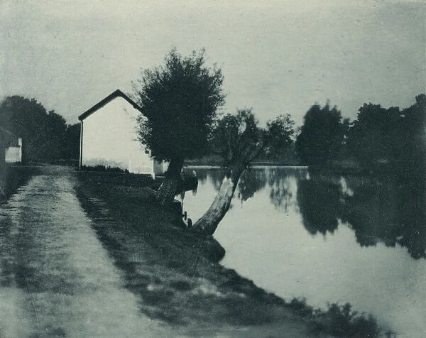 The Moonlit River, 1890-1891, printed 1893. Creator: Dr Peter Henry Emerson