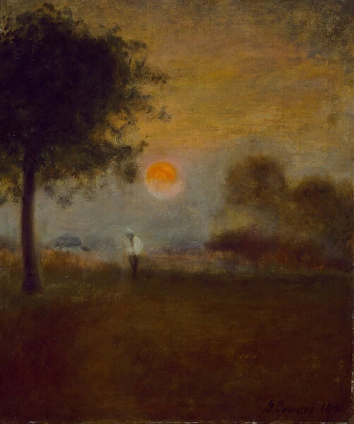 Moonrise, 1891. Creator: George Inness