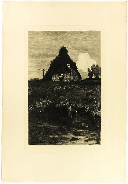 Moor Hut, 1895. Creator: Hans am Ende