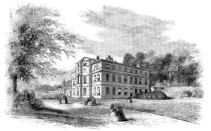 Framed Print : Moor Park, Surrey, 1858. Creator: Unknown Framed Print : Moor Park, Surrey, 1858. Creator: Unknown