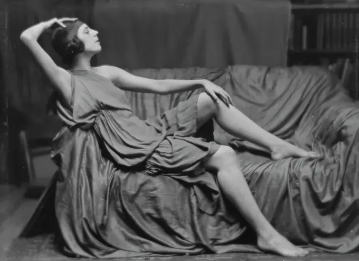 Framed Print : Moore, Dulcie, Miss, portrait photograph, between 1916 and 1918. Creator: Arnold Genthe Framed Print : Moore, Dulcie, Miss, portrait photograph, between 1916 and 1918. Creator: Arnold Genthe