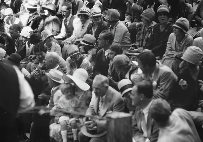 Framed Print : Moore, George Gordon, barbecue, 1927 Aug. Creator: Arnold Genthe Framed Print : Moore, George Gordon, barbecue, 1927 Aug. Creator: Arnold Genthe