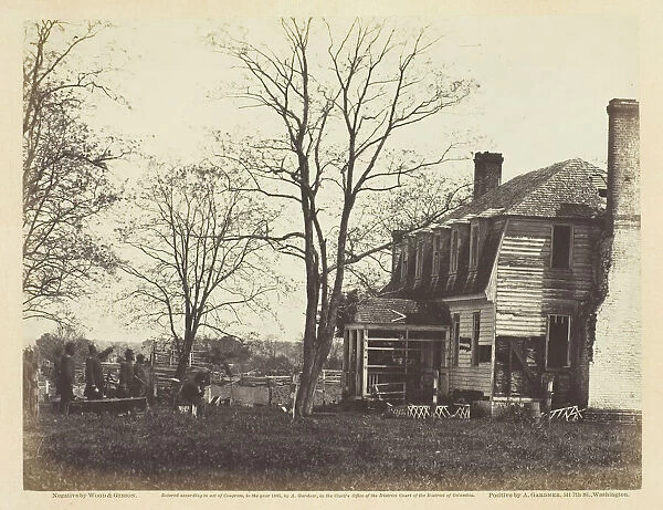 Moore House, Yorktown, Virginia, May 1862. Creator: Wood & Gibson
