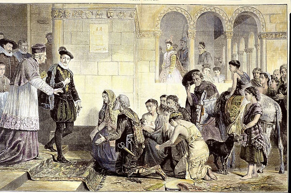 The Moorish pleading for King Philip III to repeal the decree of expulsion of 1609