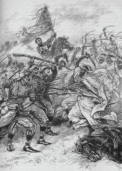 Framed Print : Moors and Spaniards Mixed Inextricably, 1902. Artist: Paul Hardy Framed Print : Moors and Spaniards Mixed Inextricably, 1902. Artist: Paul Hardy