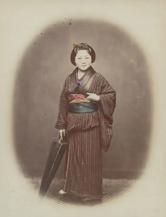 Framed Print : Moos mie, 1868. Creator: Felice Beato Framed Print : Moos mie, 1868. Creator: Felice Beato