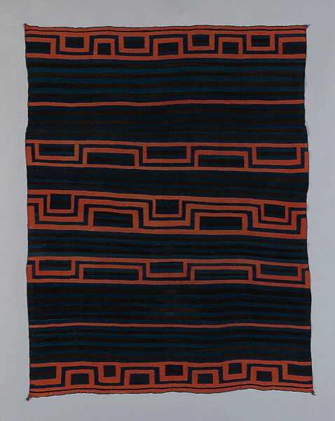 Moqui-Style Sarape, Northern Mexico, c. 1870. Creator: Unknown
