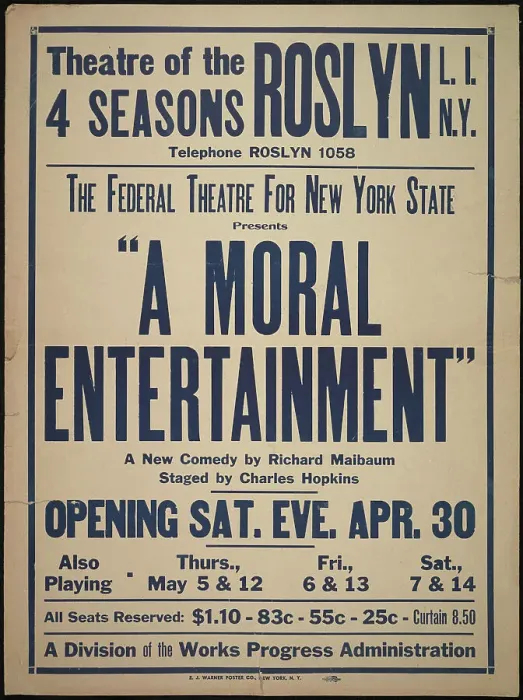 Framed Print : A Moral Entertainment, [193-]. Creator: Unknown