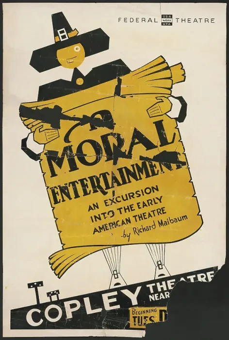 Framed Print : A Moral Entertainment, Boston, 1938. Creator: Unknown Framed Print : A Moral Entertainment, Boston, 1938. Creator: Unknown