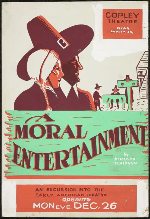 Framed Print : A Moral Entertainment, Boston, 1938. Creator: Unknown Framed Print : A Moral Entertainment, Boston, 1938. Creator: Unknown