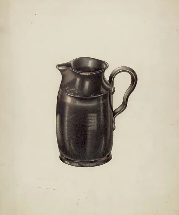 Framed Print : Moravian Pitcher, c. 1938. Creator: Wellington Blewett Framed Print : Moravian Pitcher, c. 1938. Creator: Wellington Blewett
