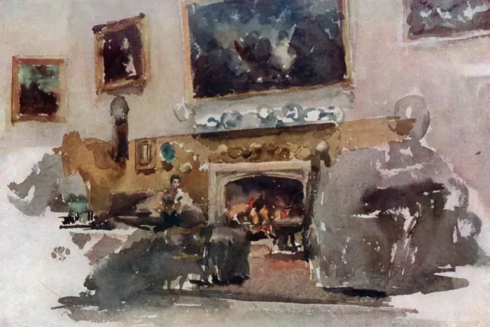 Framed Print : Moreby Hall, c1883 (1904). Artist: James Abbott McNeill Whistler Framed Print : Moreby Hall, c1883 (1904). Artist: James Abbott McNeill Whistler