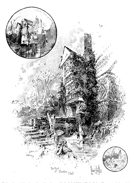 Framed Print : Moreton Hall, Cheshire, 1895. Creator: Carl Hentschel Framed Print : Moreton Hall, Cheshire, 1895. Creator: Carl Hentschel