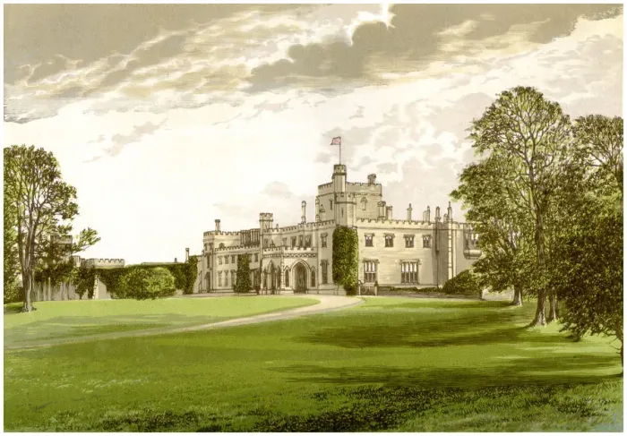 Framed Print : Moreton Hall, Cheshire, home of the Ackers family, c1880 Framed Print : Moreton Hall, Cheshire, home of the Ackers family, c1880