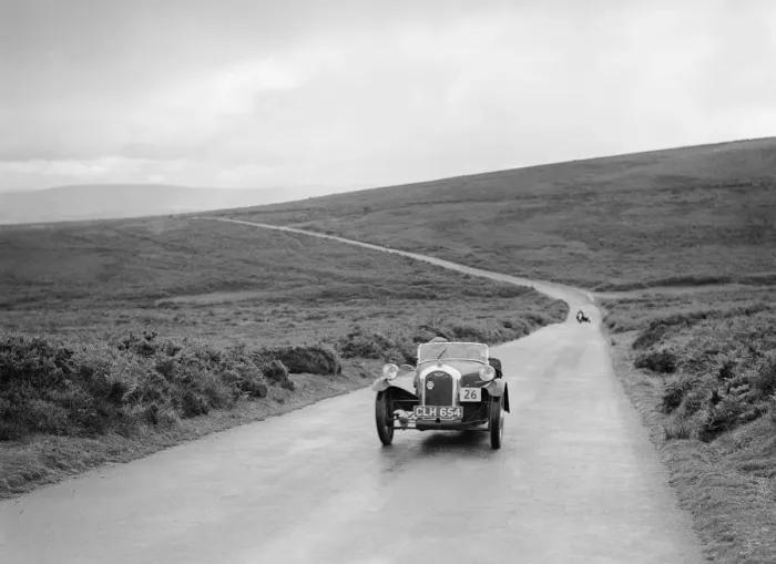 Framed Print : Morgan 3 wheeler of AS Pratt, winner of a silver award at the MCC Torquay Rally, July 1937 Framed Print : Morgan 3 wheeler of AS Pratt, winner of a silver award at the MCC Torquay Rally, July 1937