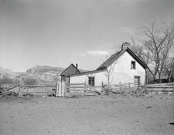 Mormon village home, Escalante, Utah, 1936. Creator: Dorothea Lange