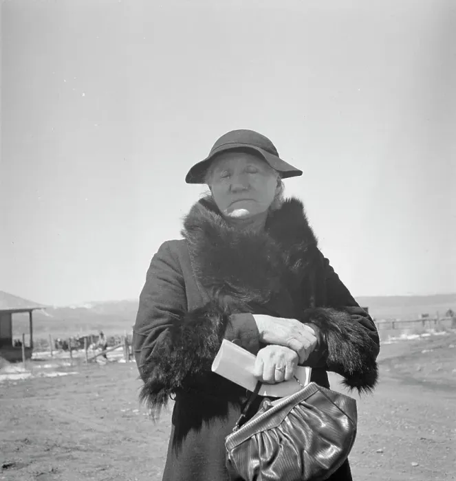 Framed Print : Mormon woman (native of Denmark), Widtsoe, Utah, 1938. Creator: Dorothea Lange Framed Print : Mormon woman (native of Denmark), Widtsoe, Utah, 1938. Creator: Dorothea Lange