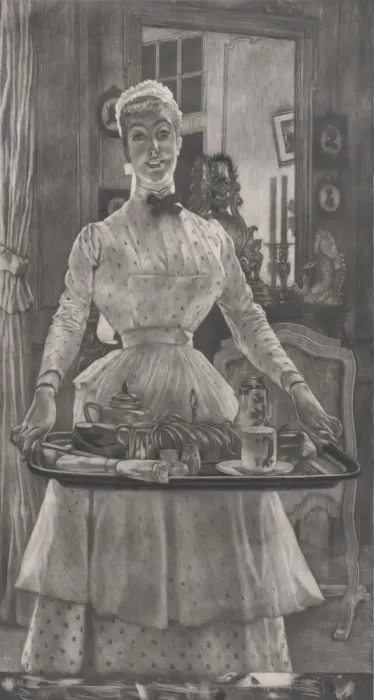 Framed Print : Morning, 1886. Creator: James Tissot Framed Print : Morning, 1886. Creator: James Tissot