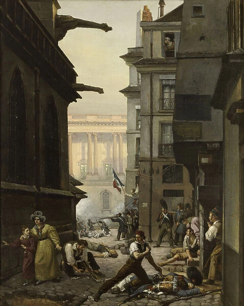 By morning on 29 July 1830, 1831. Creator: Carpentier, Paul Claude-Michel (1787-1877)