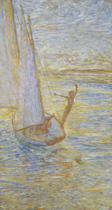 Framed Print : Morning Air, 1911. Creator: Johan Axel Gustav Acke Framed Print : Morning Air, 1911. Creator: Johan Axel Gustav Acke