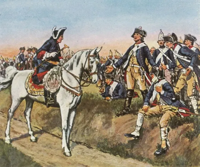 Framed Print : The morning after the attack at Hochkirch, 14 October 1758, (1936). Creator: Unknown Framed Print : The morning after the attack at Hochkirch, 14 October 1758, (1936). Creator: Unknown