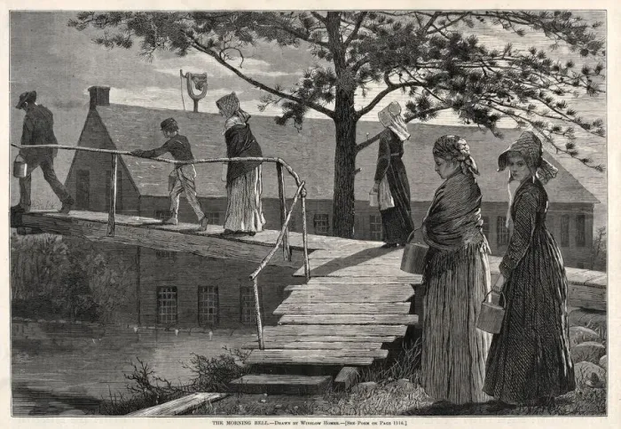 Framed Print : The Morning Bell, 1873. Creator: Winslow Homer (American, 1836-1910) Framed Print : The Morning Bell, 1873. Creator: Winslow Homer (American, 1836-1910)