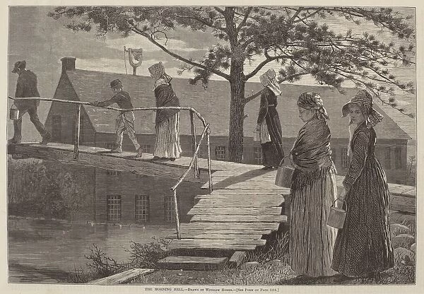 The Morning Bell, published 1873. Creator: Winslow Homer