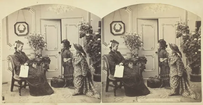 Framed Print : The Morning Call, 1860 / 1901. Creator: Anthony & Company Framed Print : The Morning Call, 1860 / 1901. Creator: Anthony & Company