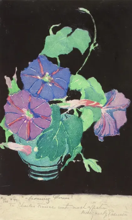 Framed Print : Morning Glories, about 1915. Creator: Margaret Jordan Patterson Framed Print : Morning Glories, about 1915. Creator: Margaret Jordan Patterson