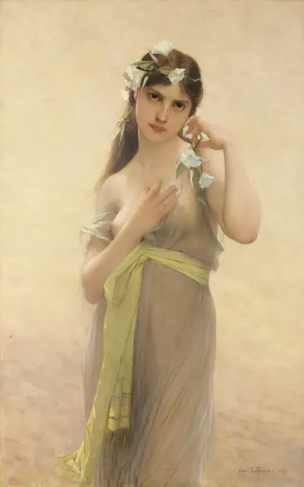 Framed Print : Morning Glory, 1879. Creator: Lefebvre, Jules Joseph (1836-1911) Framed Print : Morning Glory, 1879. Creator: Lefebvre, Jules Joseph (1836-1911)