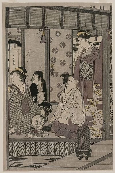 Morning Glory (from the series The Tale of Genji in Elegant Modern Dress), c. 1790