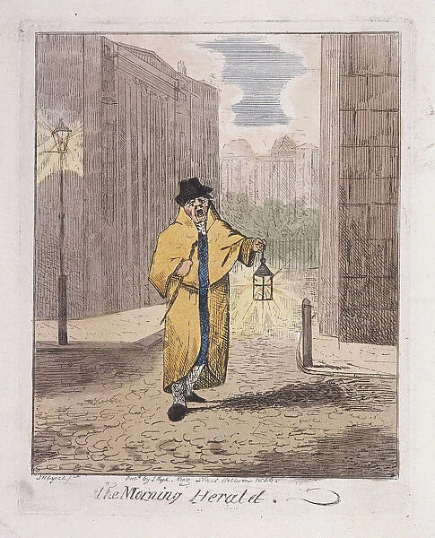 The Morning Herald from Cries of London, 1826. Artist: John Henry Lynch