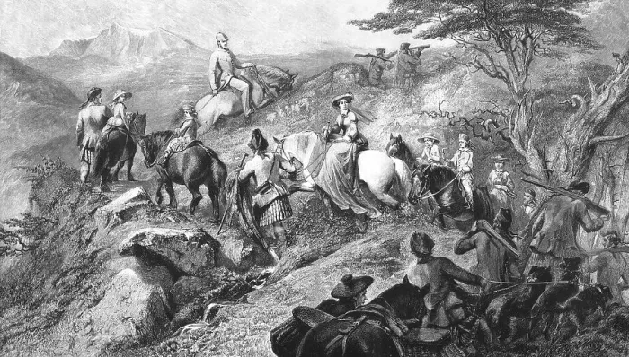 Framed Print : Morning in the Highlands -- The Royal Family Ascending Lochnagar, 1853, after Carl Haag, 1890. Creator: Carl Haag. Morning in the Highlands -- The Royal Family Ascending Lochnagar, 1853, after Carl Haag, 1890. Creator: Carl Haag Framed Print : Morning in the Highlands -- The Royal Family Ascending Lochnagar, 1853, after Carl Haag, 1890. Creator: Carl Haag. Morning in the Highlands -- The Royal Family Ascending Lochnagar, 1853, after Carl Haag, 1890. Creator: Carl Haag