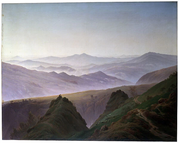 Morning in the Mountains, before 1823. Artist: Caspar David Friedrich