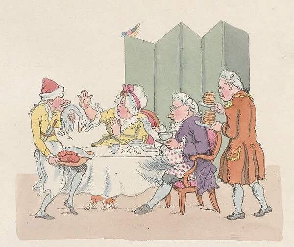 Morning, or, the Man of Taste, May 1, 1803. May 1, 1803. Creator: Thomas Rowlandson