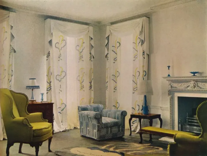 Framed Print : Morning room in the house of Mr Vestey at 9 Templewood Avenue, Hampstead, London, 1932 Framed Print : Morning room in the house of Mr Vestey at 9 Templewood Avenue, Hampstead, London, 1932