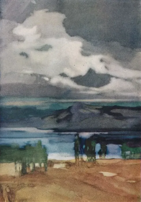 Framed Print : Morning on the Shuswap, c1918, (1919). Artist: Charles John Collings Framed Print : Morning on the Shuswap, c1918, (1919). Artist: Charles John Collings