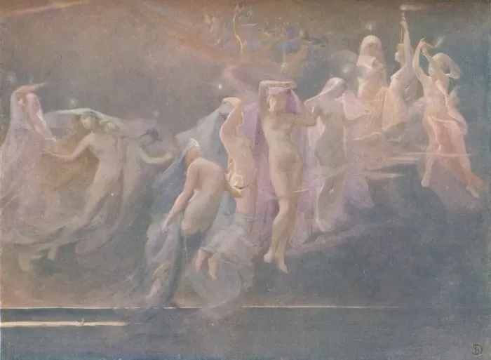 Framed Print : The Morning Stars (Les Etoiles du Matin), 1886. Artist: Sarah Paxton Ball Dodson Framed Print : The Morning Stars (Les Etoiles du Matin), 1886. Artist: Sarah Paxton Ball Dodson