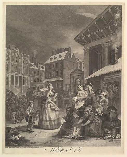 Morning: The Four Times of the Day, March 25, 1738. Creator: William Hogarth
