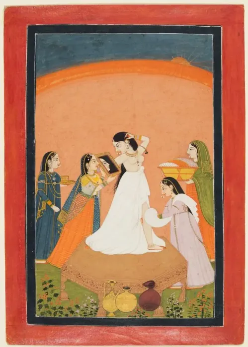 Framed Print : The Morning Toilette, 1810-25. Creator: Unknown Framed Print : The Morning Toilette, 1810-25. Creator: Unknown