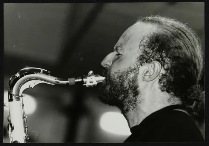 Framed Print : Mornington Lockett playing tenor saxophone at The Fairway, Welwyn Garden City, Hertfordshire, 1992 Framed Print : Mornington Lockett playing tenor saxophone at The Fairway, Welwyn Garden City, Hertfordshire, 1992