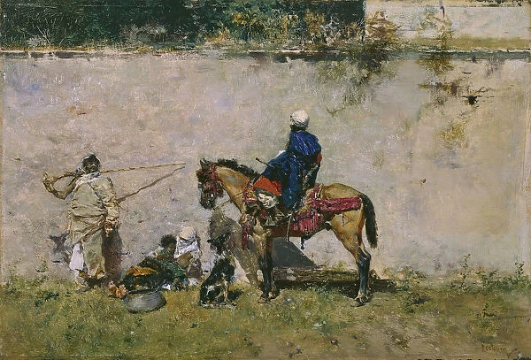 The Moroccans, 1872-1873. Artist: Fortuny, Maria (1838-1874)