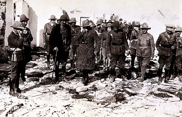 Morocco Campaign, disaster of Annual (Anoual), July 1921, officers before the bodies