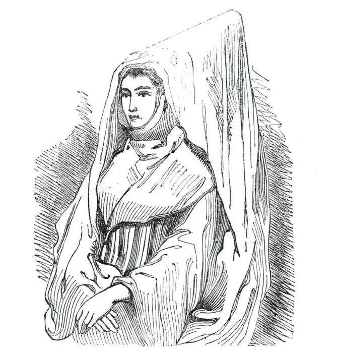 Framed Print : Morocco Jewess with veil, 1844. Creator: Unknown Framed Print : Morocco Jewess with veil, 1844. Creator: Unknown