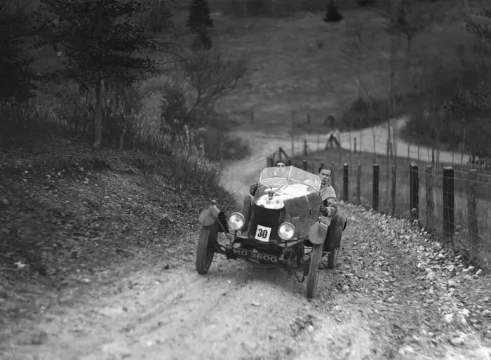Framed Print : Morris Bullnose with sports special body competing in the Inter-Varsity Trial, November 1931 Framed Print : Morris Bullnose with sports special body competing in the Inter-Varsity Trial, November 1931