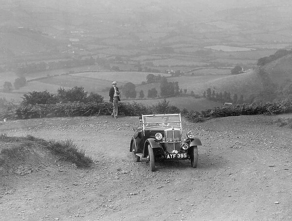 Morris Minor competing in the Barnstaple Trial, c1935. Artist: Bill Brunell