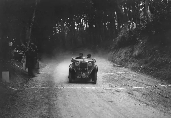 Framed Print : Morris Minor of JWP Bolton taking part in a motoring trial, c1930s. Artist: Bill Brunell Framed Print : Morris Minor of JWP Bolton taking part in a motoring trial, c1930s. Artist: Bill Brunell